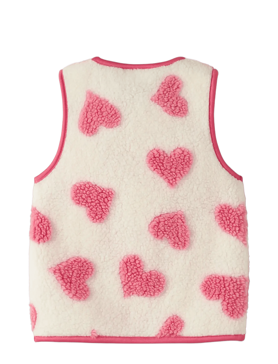 name it - NMFLARA TEDDY VEST - antique white - 1