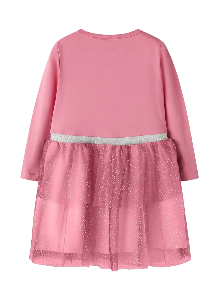 name it - NMFLAHAPPI LS DRESS - langärmelige freizeitkleider - flowering ginger - 1