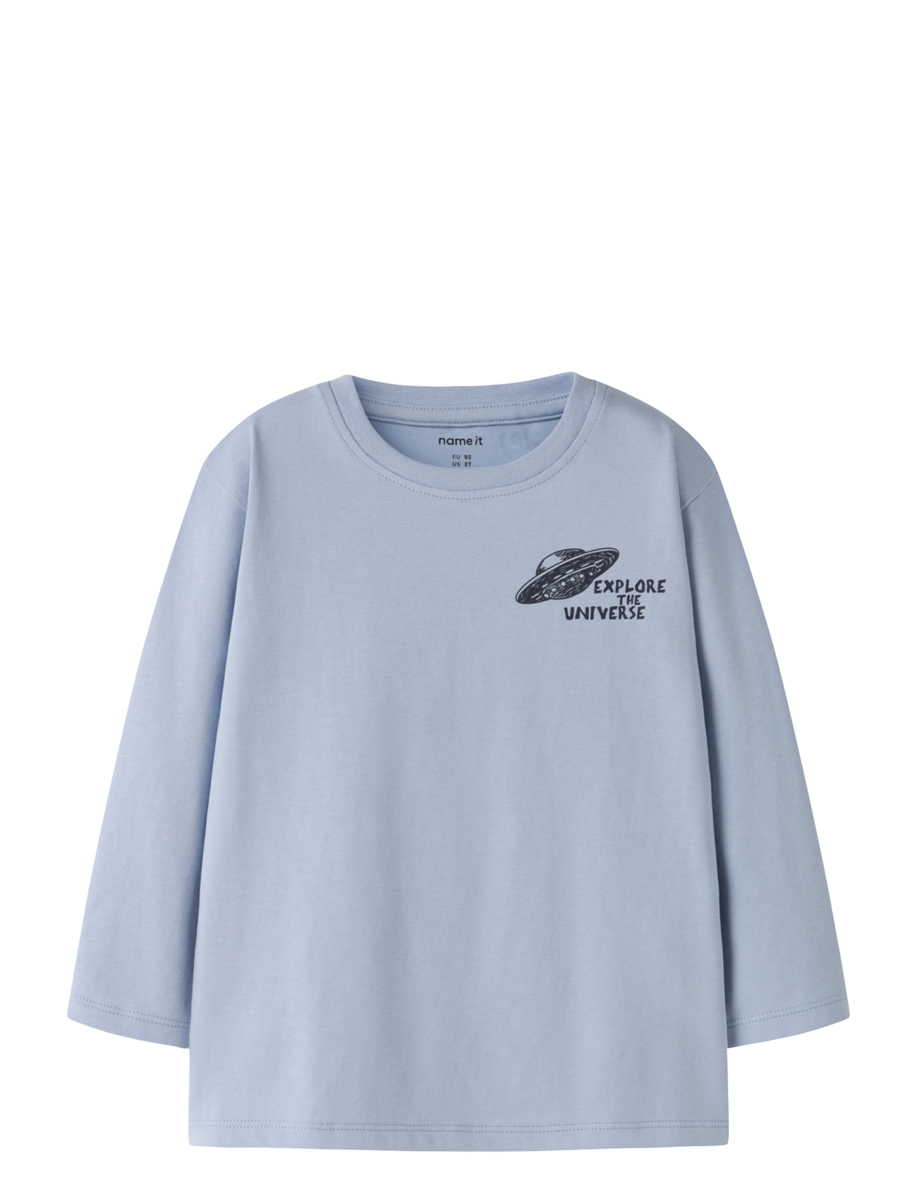 name it NMMDIB LS NREG TOP - Baby 44-92 - BLUE FOG / blue