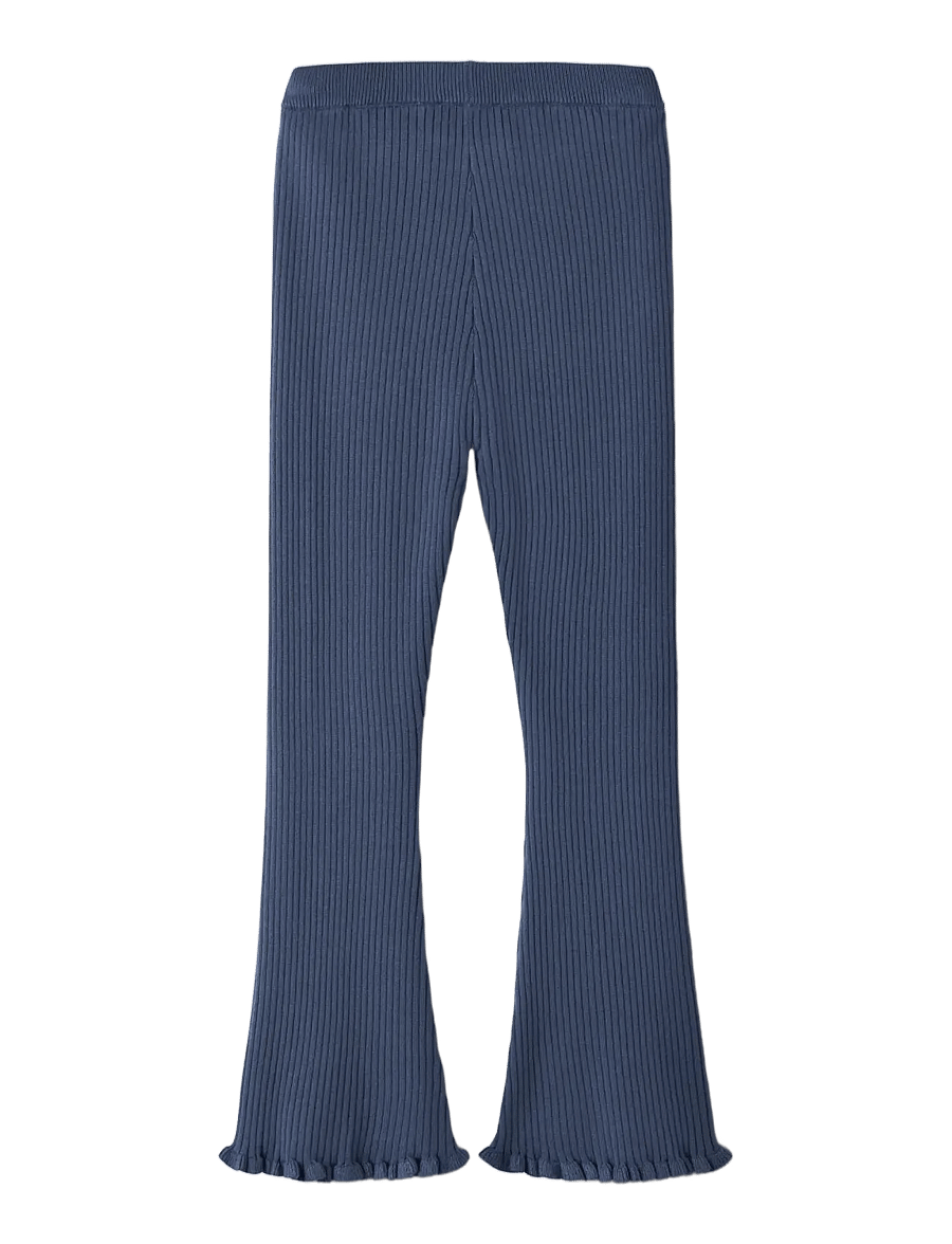name it - NMFLEANNA FLARE KNIT PANT - babybyxor - vintage indigo - 1