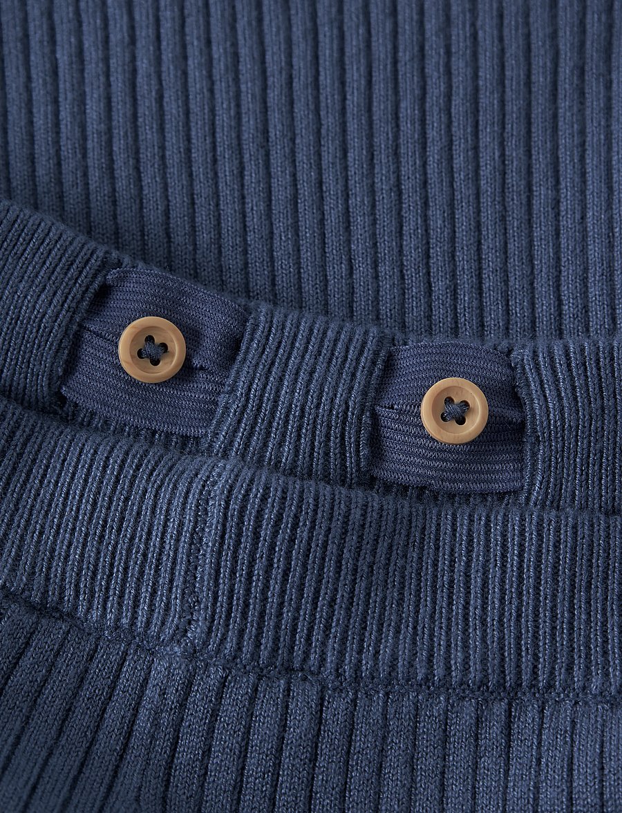 name it - NMFLEANNA FLARE KNIT PANT - babybyxor - vintage indigo - 2