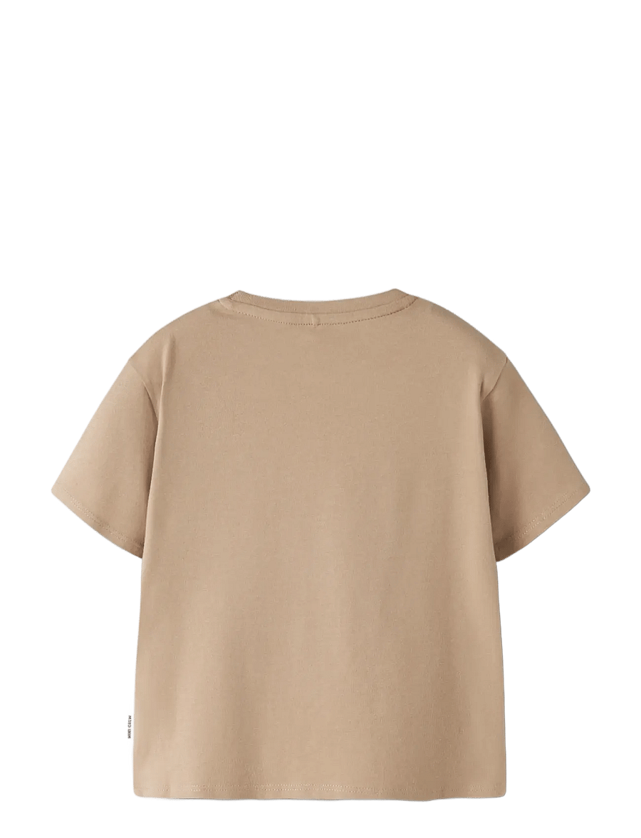 name it - NMMLAUS SS NREG TOP BOX - lühikeste varrukatega t-särgid - sesame - 1