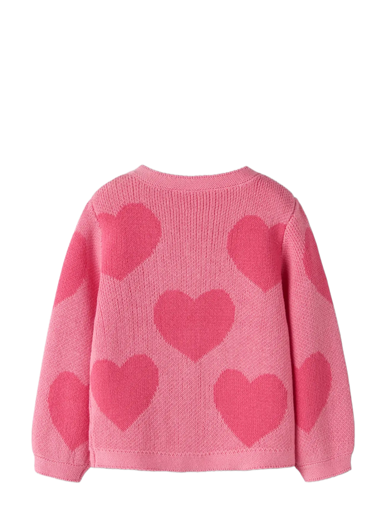 name it - NMFLIANAX LS KNIT CARD - cardigans - flowering ginger - 1