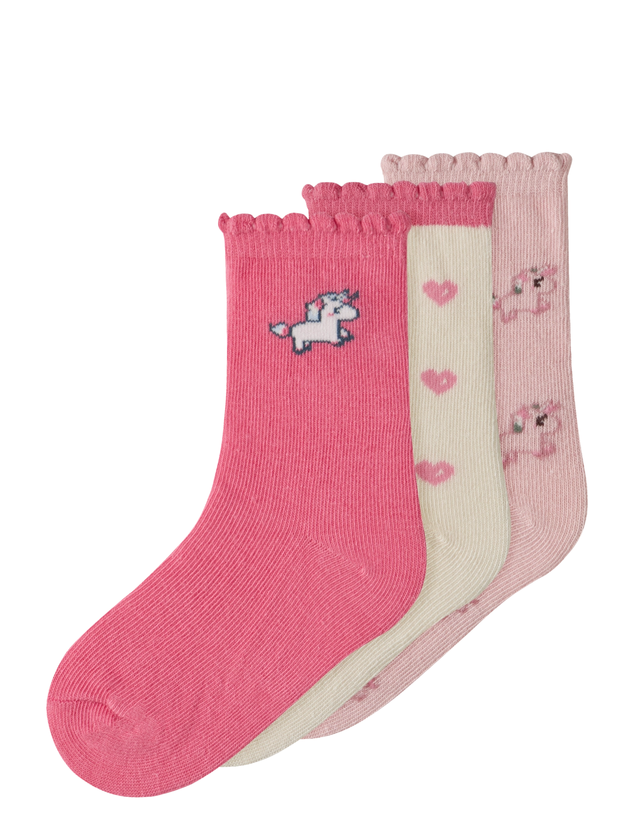 name it Nmflexsok 3P Sock, 22-24, Pink, Sokker & Strømpebukser > Sokker, Børn
