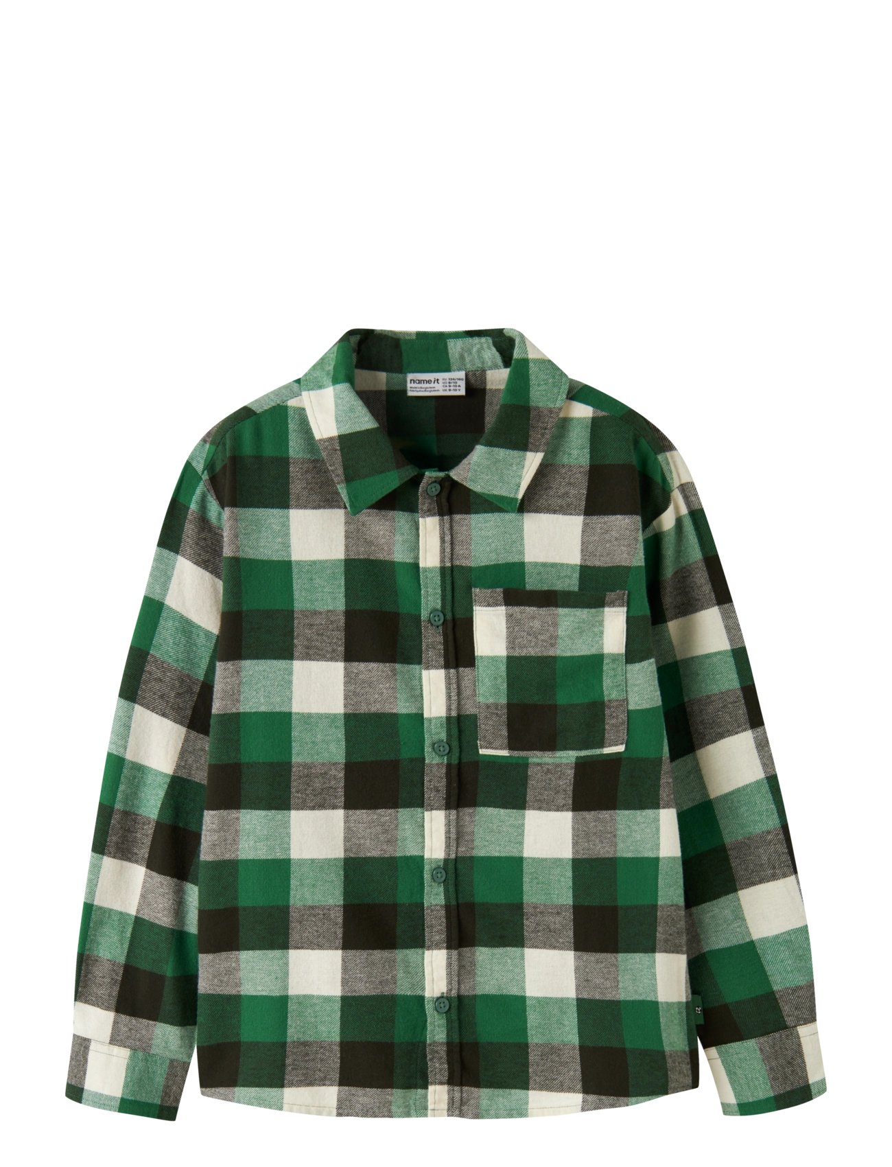 name it NKMLEVIN LS OVERSHIRT - Shirts - VERDANT GREEN / green