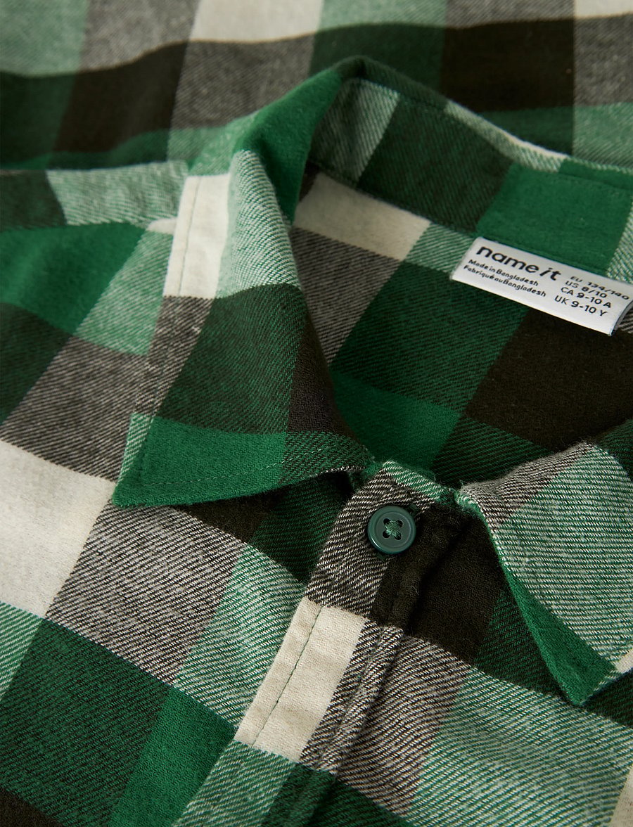 name it - NKMLEVIN LS OVERSHIRT - langärmlige hemden - verdant green - 4