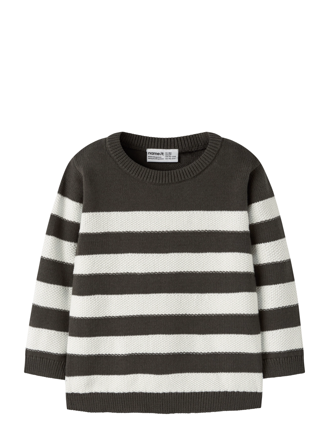 name it NMMLOGAN LS LOOSE KNIT - Inspiration - PEAT / brown