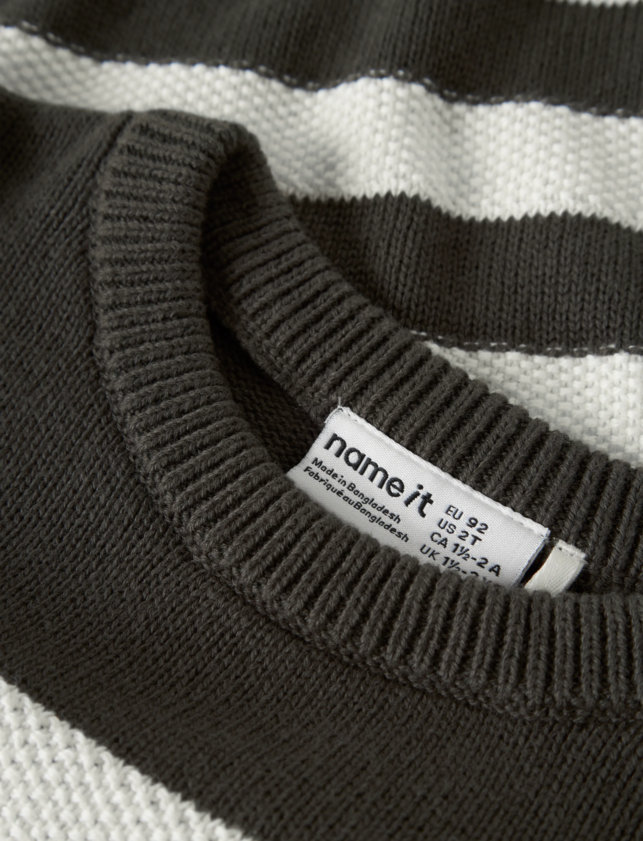 name it - NMMLOGAN LS LOOSE KNIT - pullover - peat - 2