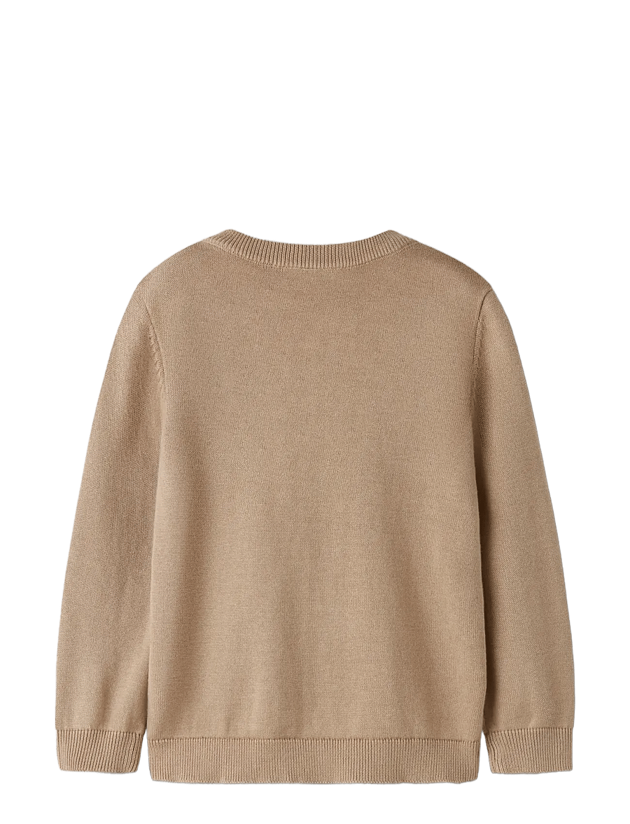 name it - NMMLEVON LS KNIT BOX - sesame - 1