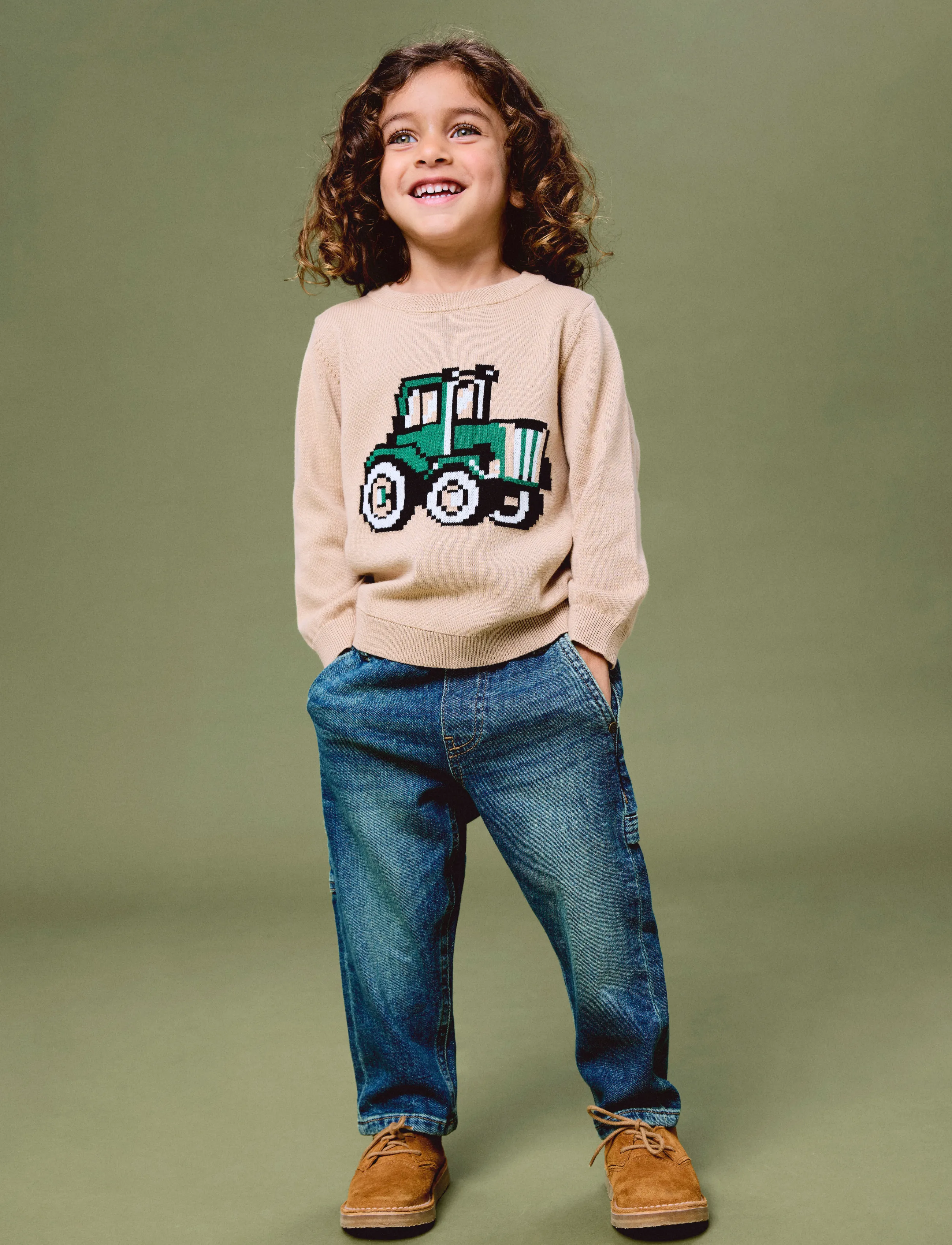 name it - NMMLEVON LS KNIT BOX - sesame - 2