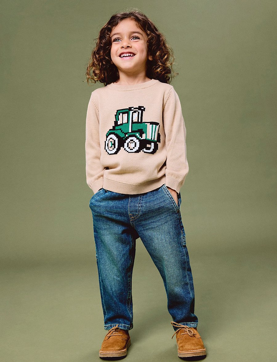 name it - NMMLEVON LS KNIT BOX - sesame - 2