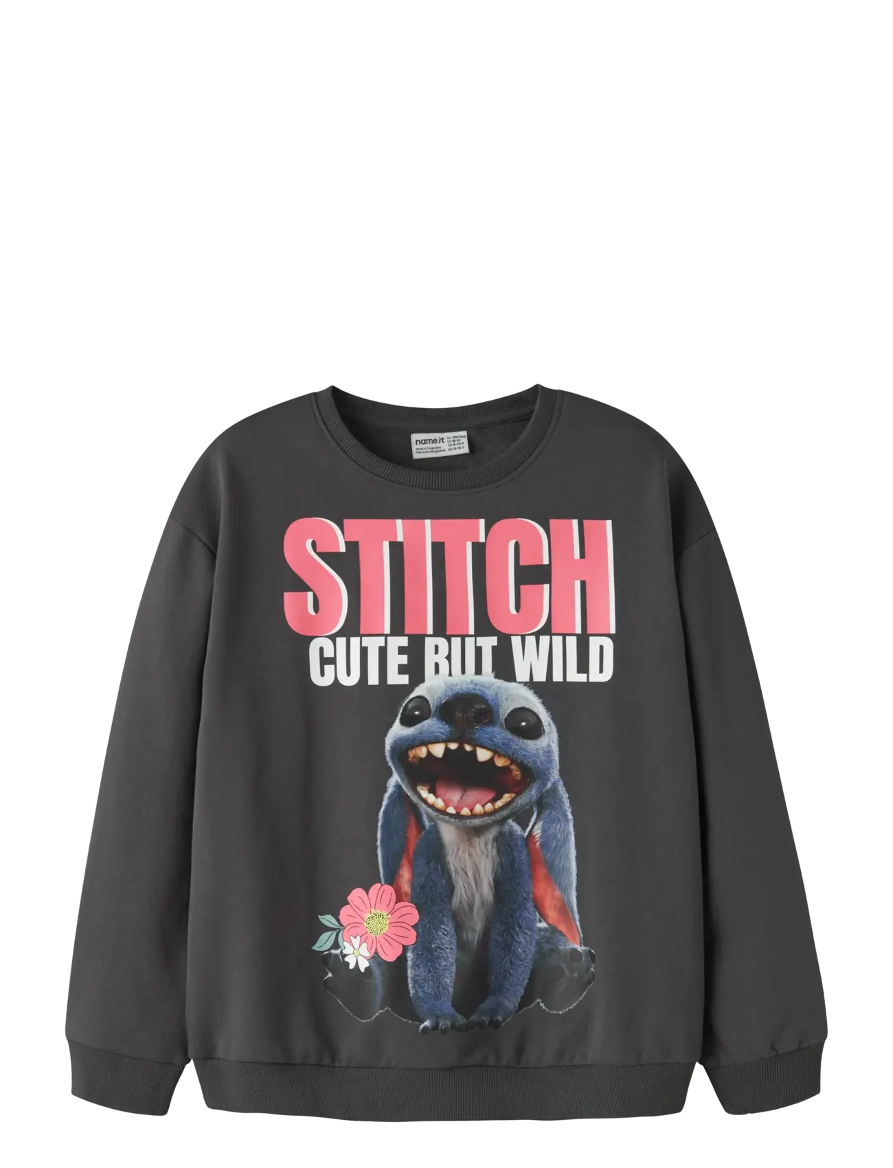 name it NKFJYNI STITCH NREG SWE BOX BRU WDI - Inspiration - BLACK OYSTER / grey