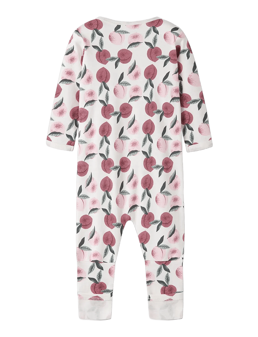 name it - NBFNIGHTSUIT ZIP FF PEACHES NOOS - jet stream - 1