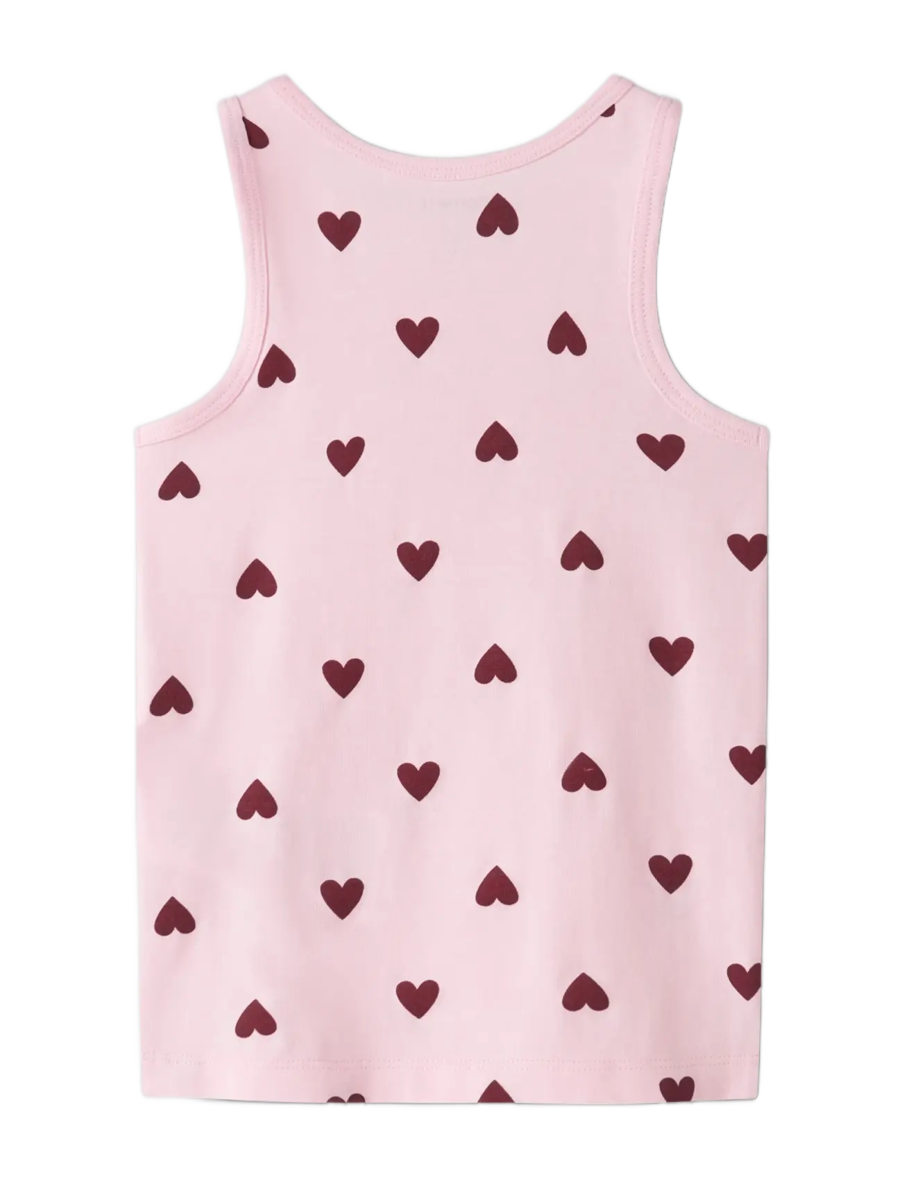 name it - NMFTANK TOP 2P CUTIE HEART NOOS - parfait pink - 1