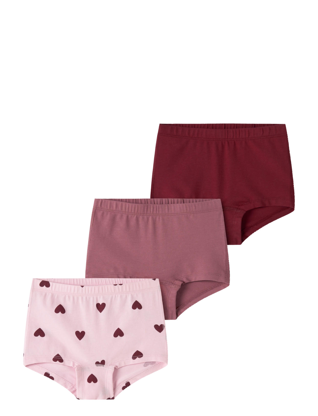 NAME IT Nmftights 3P Cutie Heart Noos Pink - 116 - Kinder