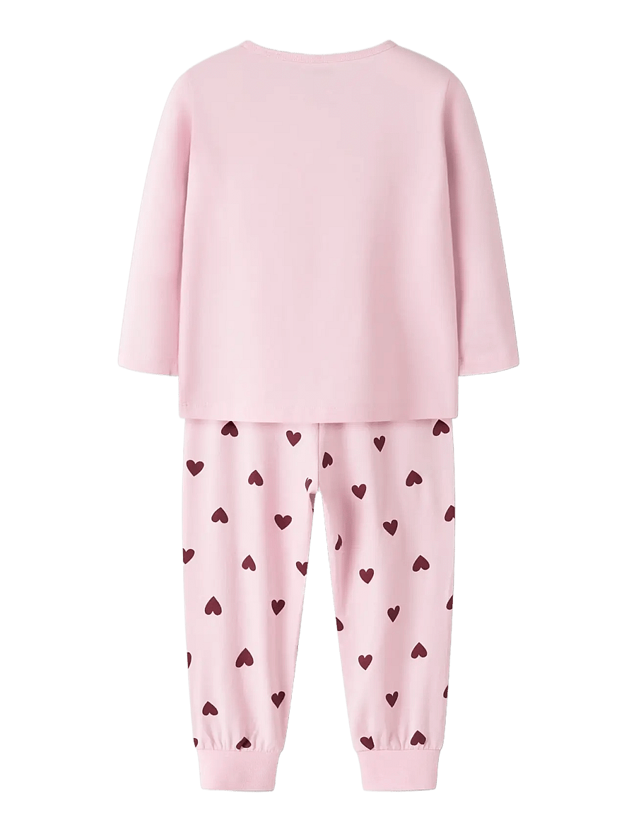 name it - NMFNIGHTSET CUTIE HEART NOOS - pyjamasset - parfait pink - 1