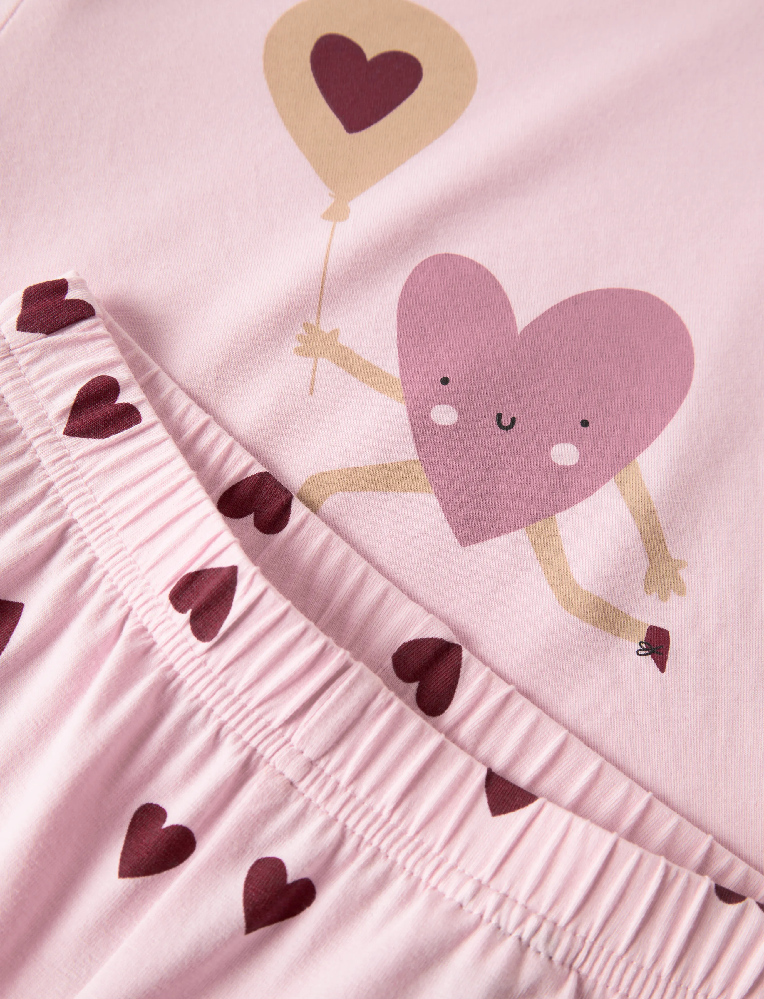 name it - NMFNIGHTSET CUTIE HEART NOOS - pyjamasset - parfait pink - 4