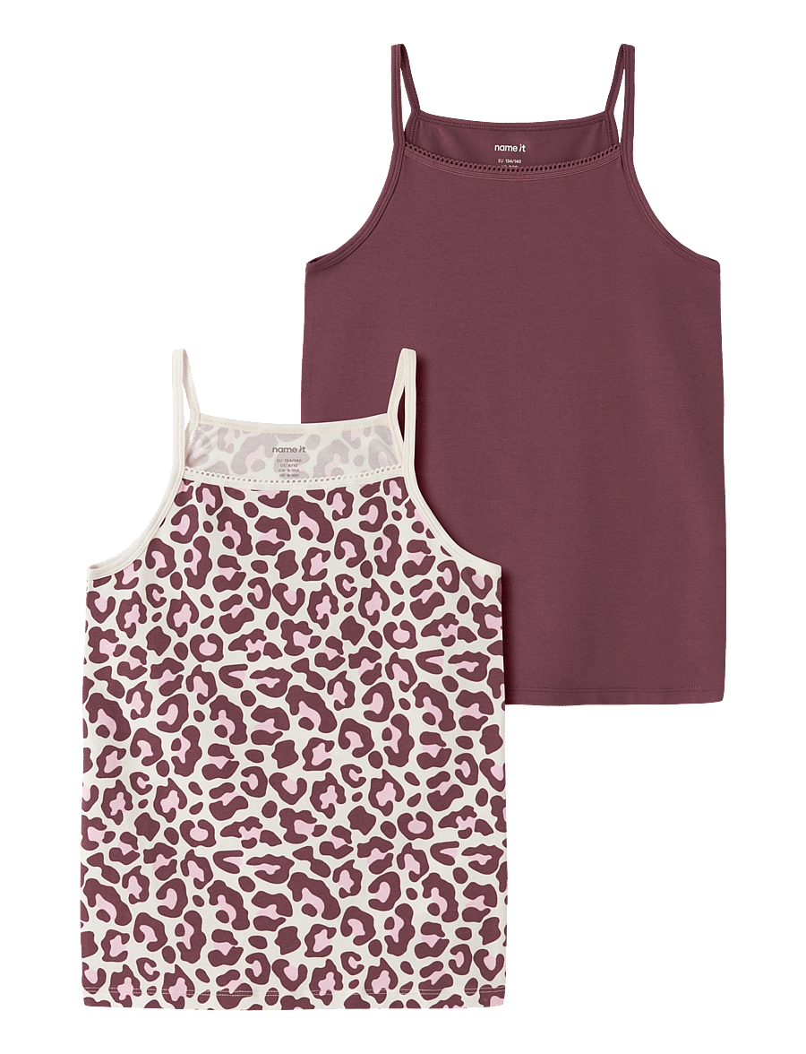 name it - NKFSTRAP TOP 2P LEO NOOS - toppar - antique white - 0