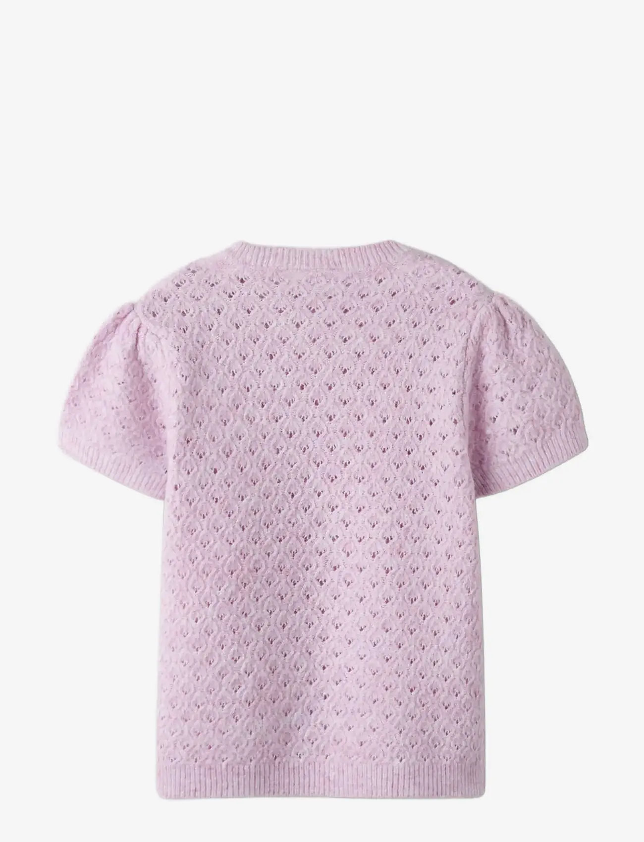 name it - NKFBEATE SS KNIT TOP - trøjer - keepsake lilac - 1