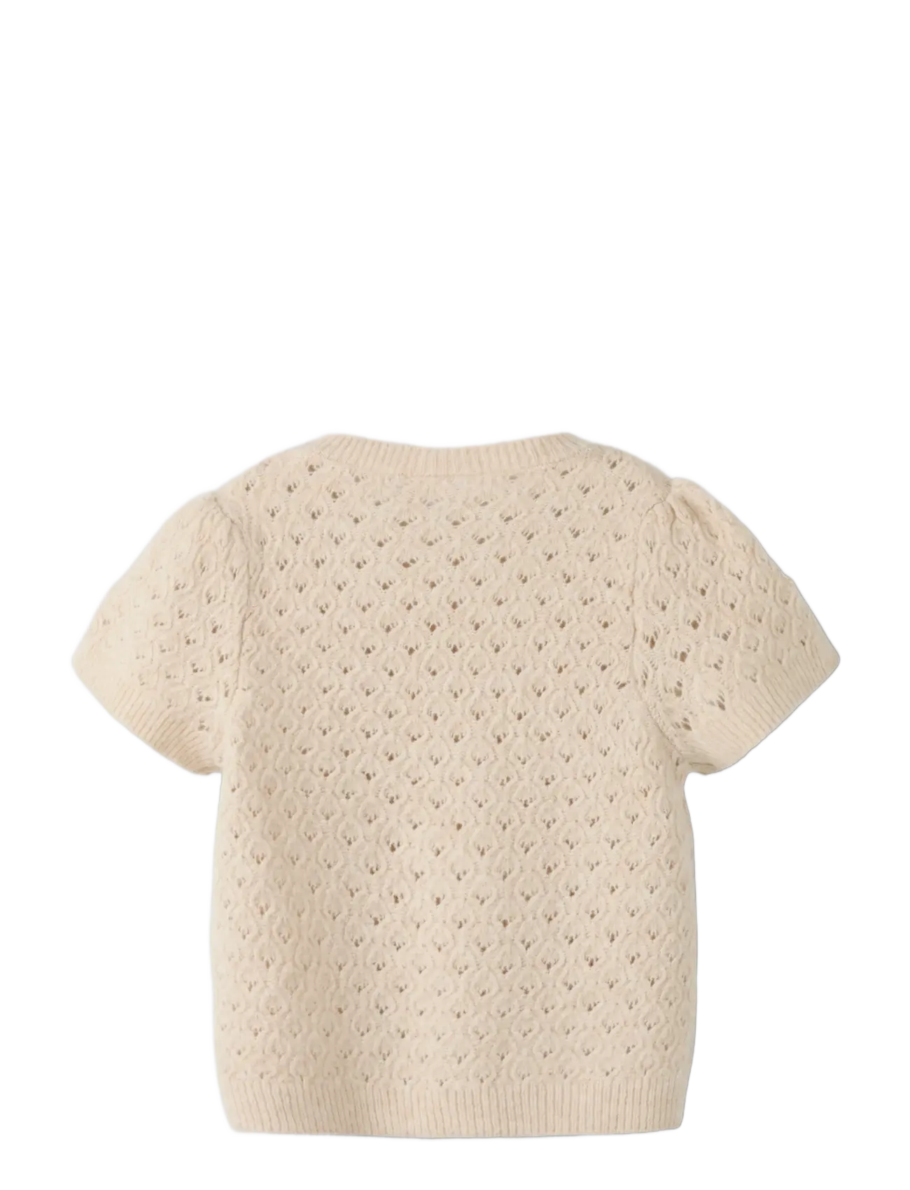 name it - NKFBEATE SS KNIT TOP - truien - nacreous cloud - 1