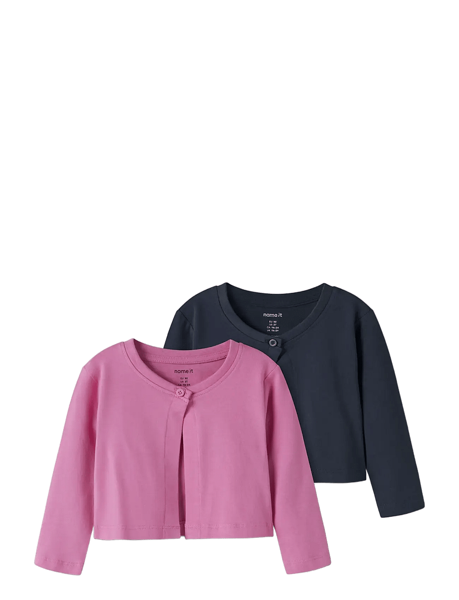 name it - NMFVALBOLO 2P 3/4 BOLERO - cardigans - strawberry moon - 2