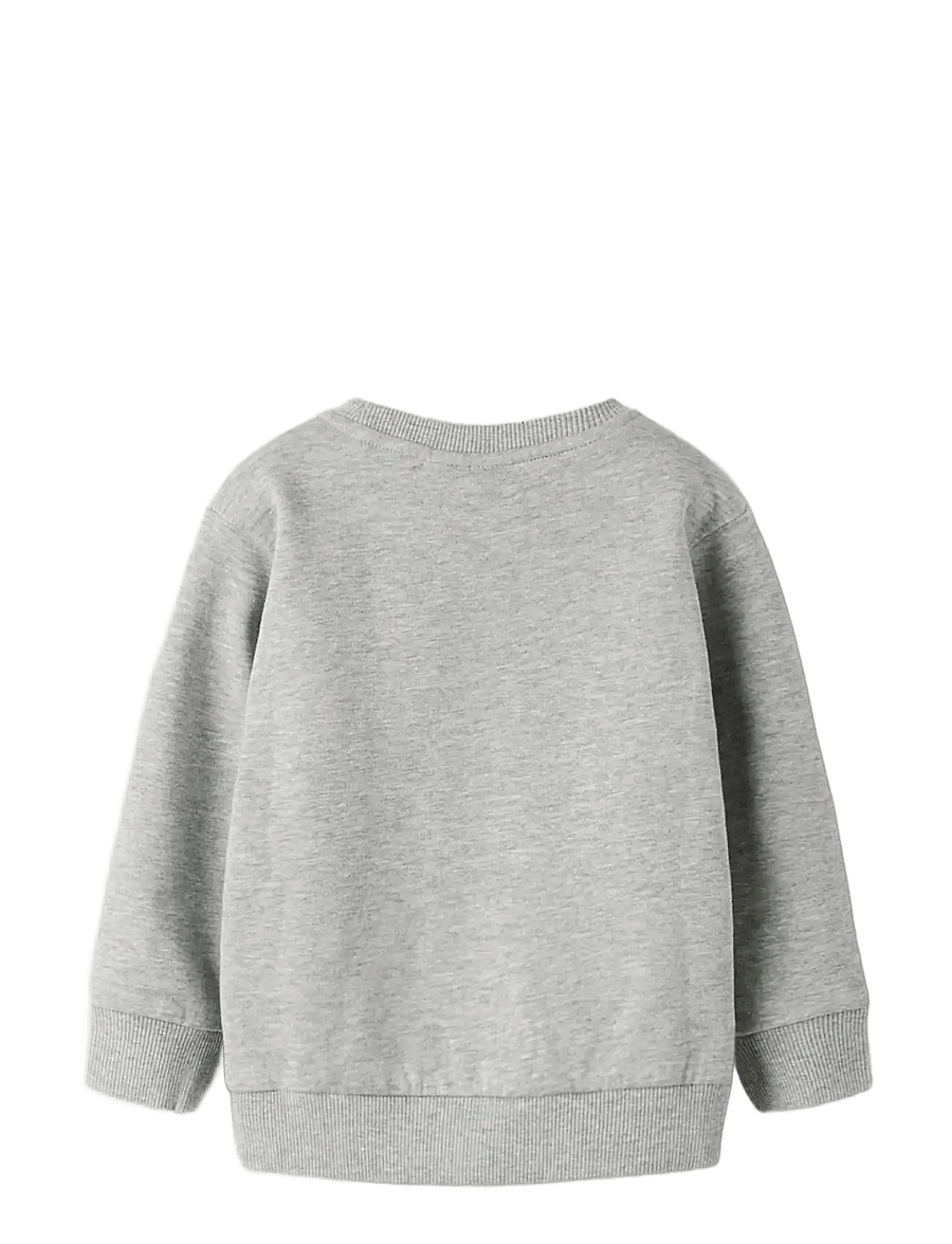 name it - NMMSIKKO LS NREG SWE BRU - sweat-shirt - grey melange - 2