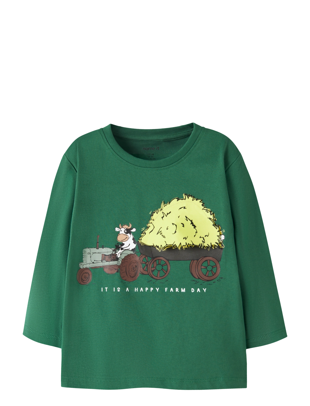 name it NMMLAUGE LS NREG TOP BOX - Sporttoppar - VERDANT GREEN / green