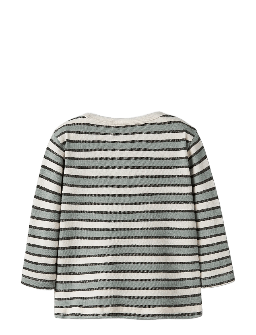 name it - NMMLAJUS LS NREG TOP - langärmelig - green milieu - 1