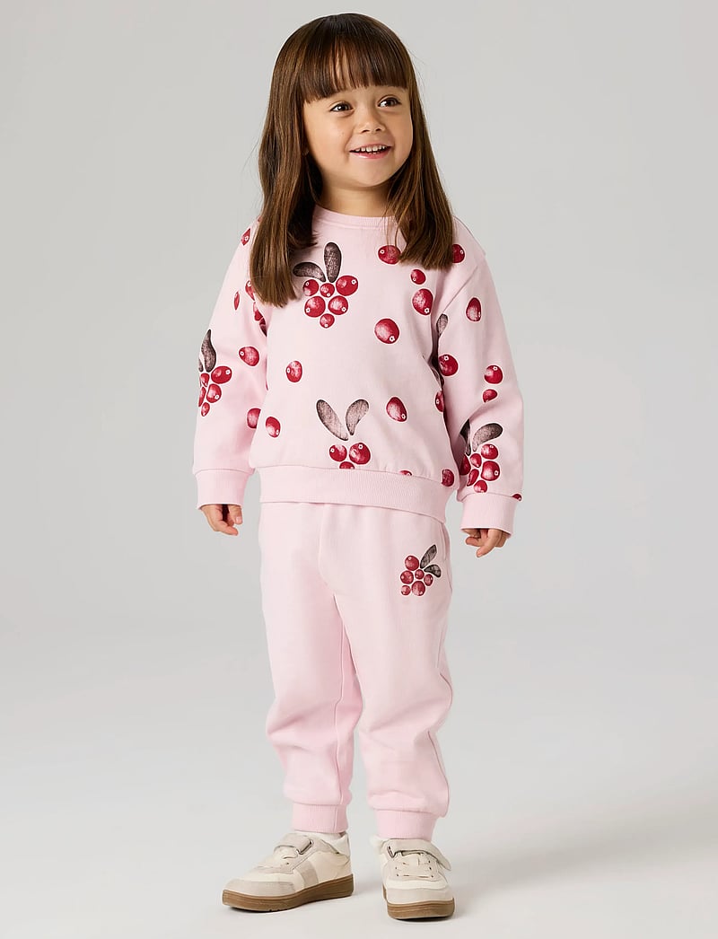 name it - NMFSISSY NREG SWE PANT BRU - sweatpants - parfait pink - 3