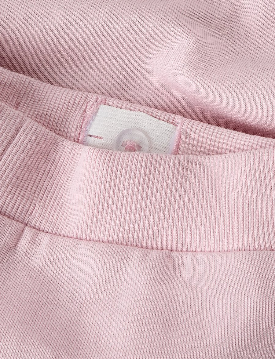 name it - NMFSISSY NREG SWE PANT BRU - dressipüksid - parfait pink - 4