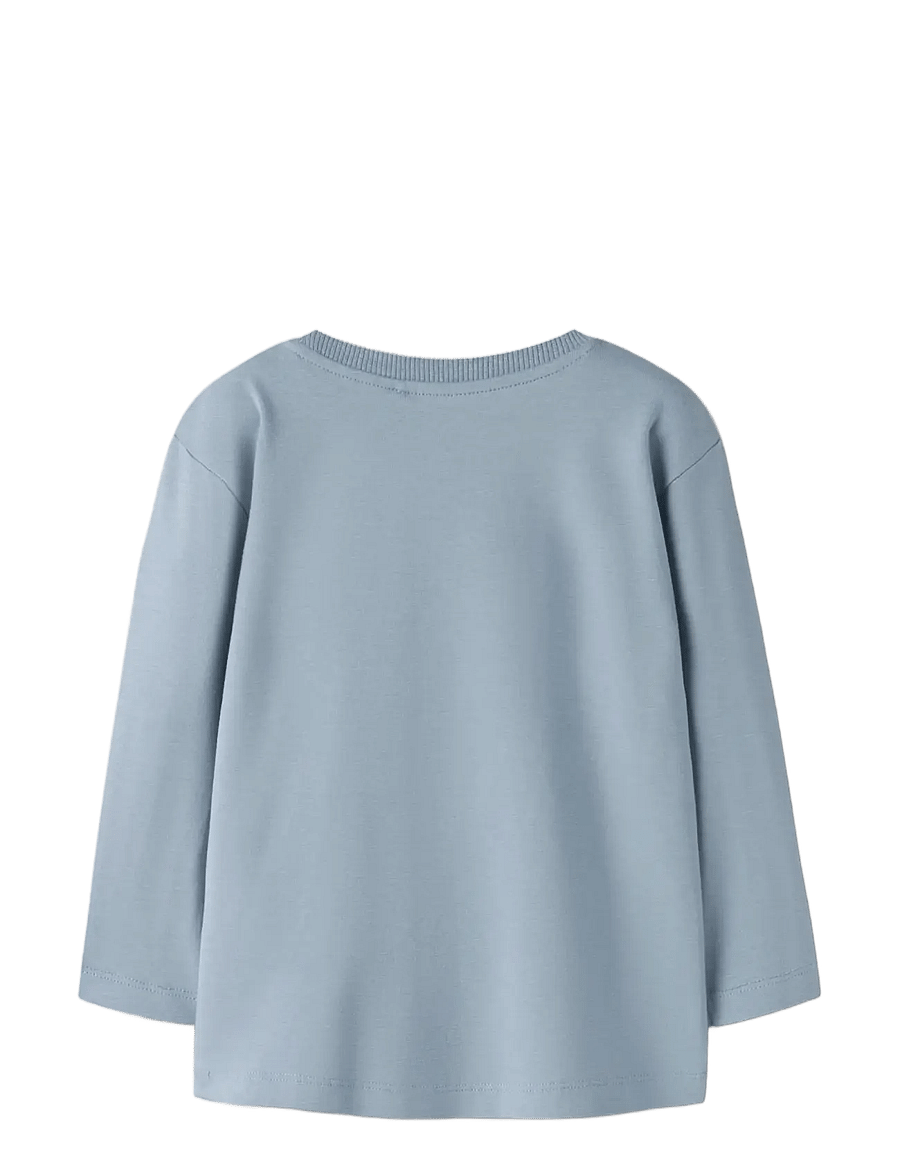 name it - NMMLEANDER LS NREG TOP - langærmede t-shirts - ashley blue - 1