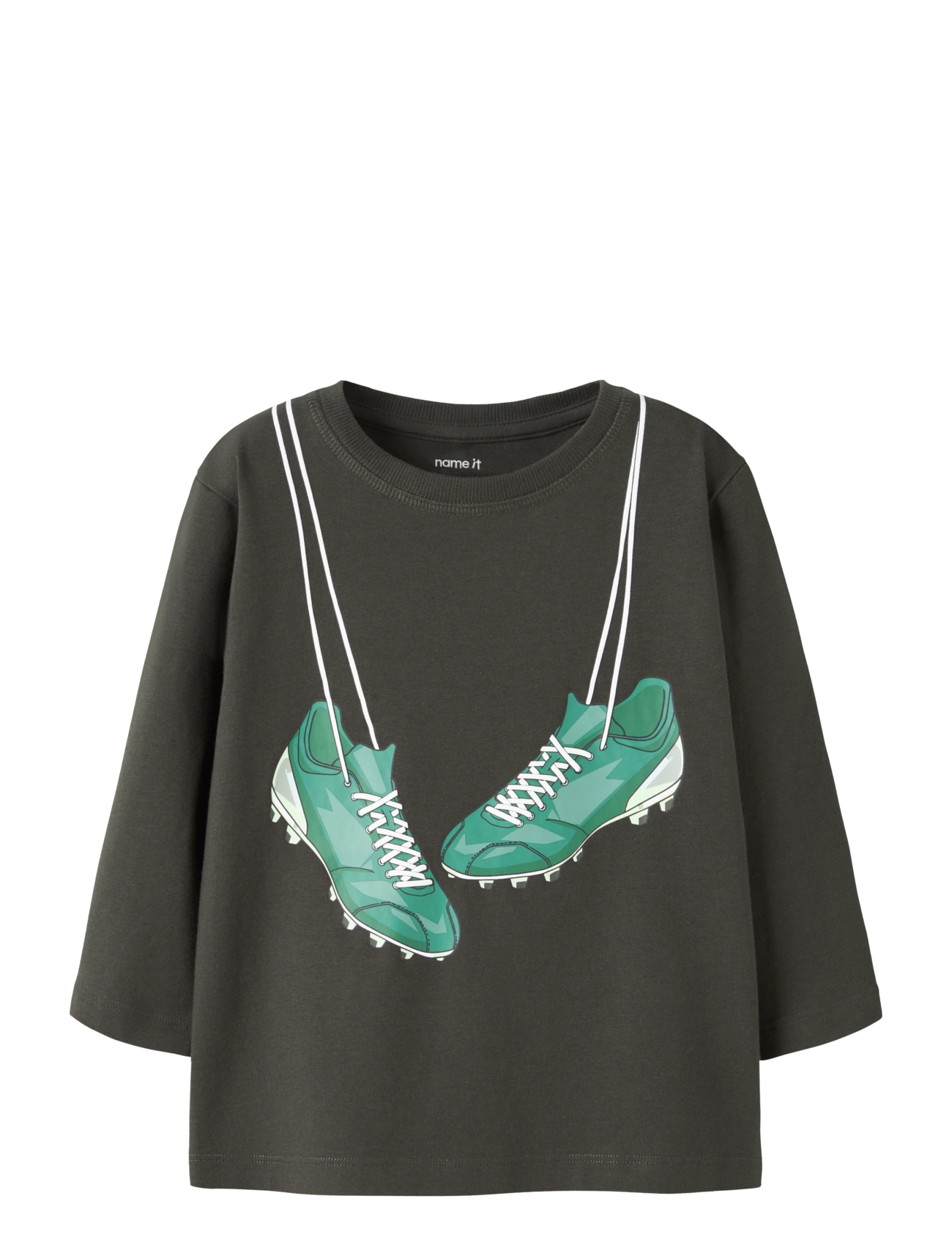 name it NMMLEONEL LS NREG TOP - Kläder - PEAT / khaki/green