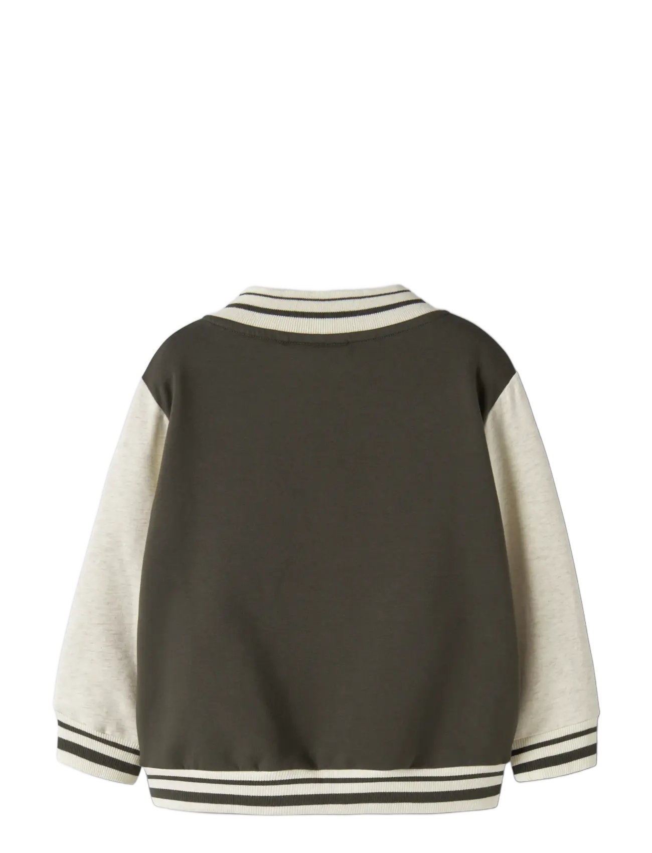 name it - NMMLESLIE LS NREG SWEAT CARD BRU - peat - 1