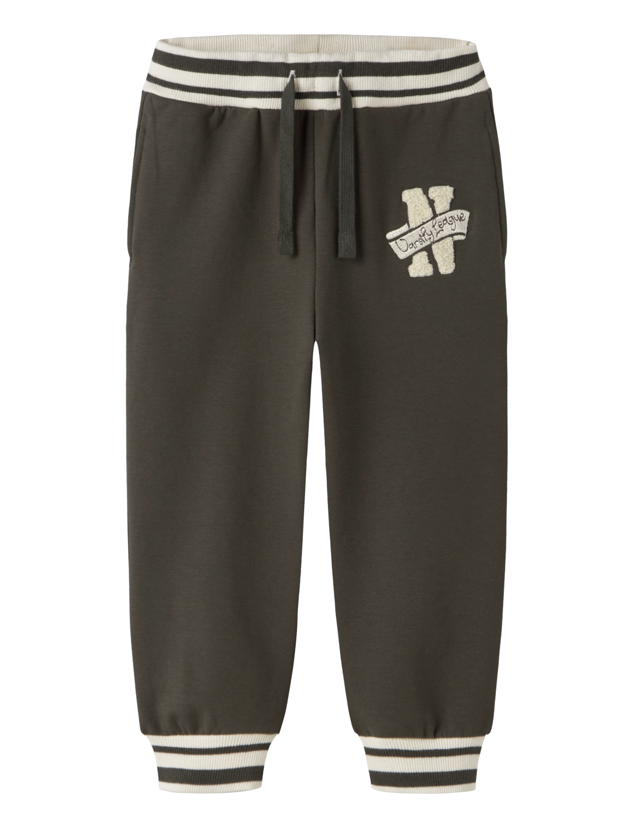name it NMMLESLIE NREG SWEAT PANT BRU - Inspiration - PEAT / khaki/green