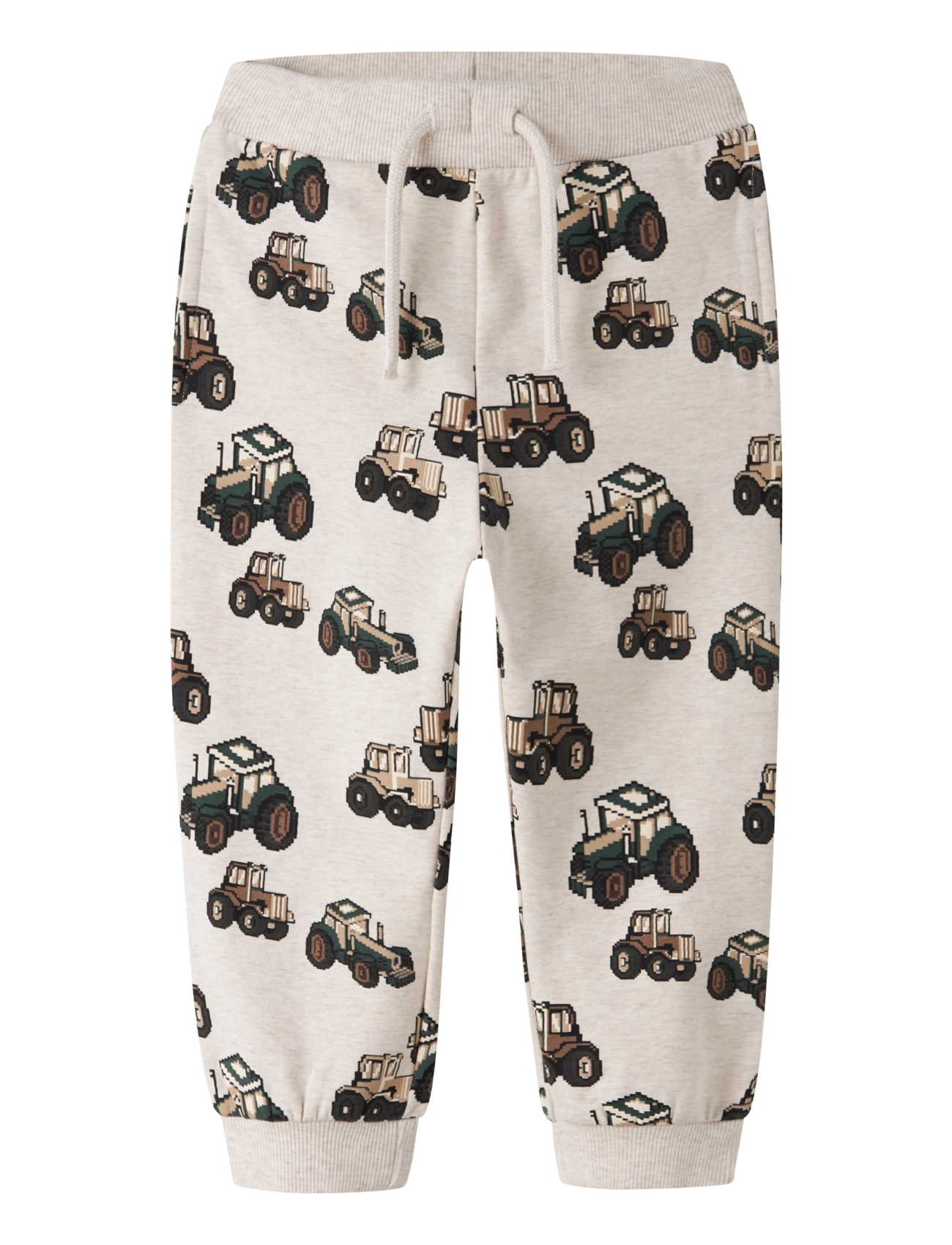 name it Nmmlibertus Nreg Sweat Pant Bru, Børn, Traktor Sweatpants, Beige, Str: 92