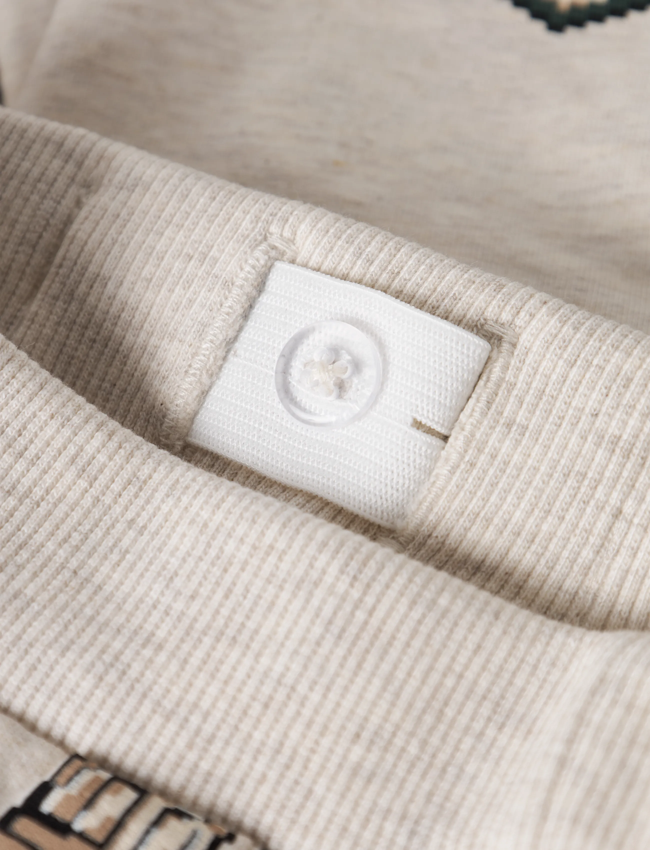 name it - NMMLIBERTUS NREG SWEAT PANT BRU - jogginghosen - peyote melange - 2