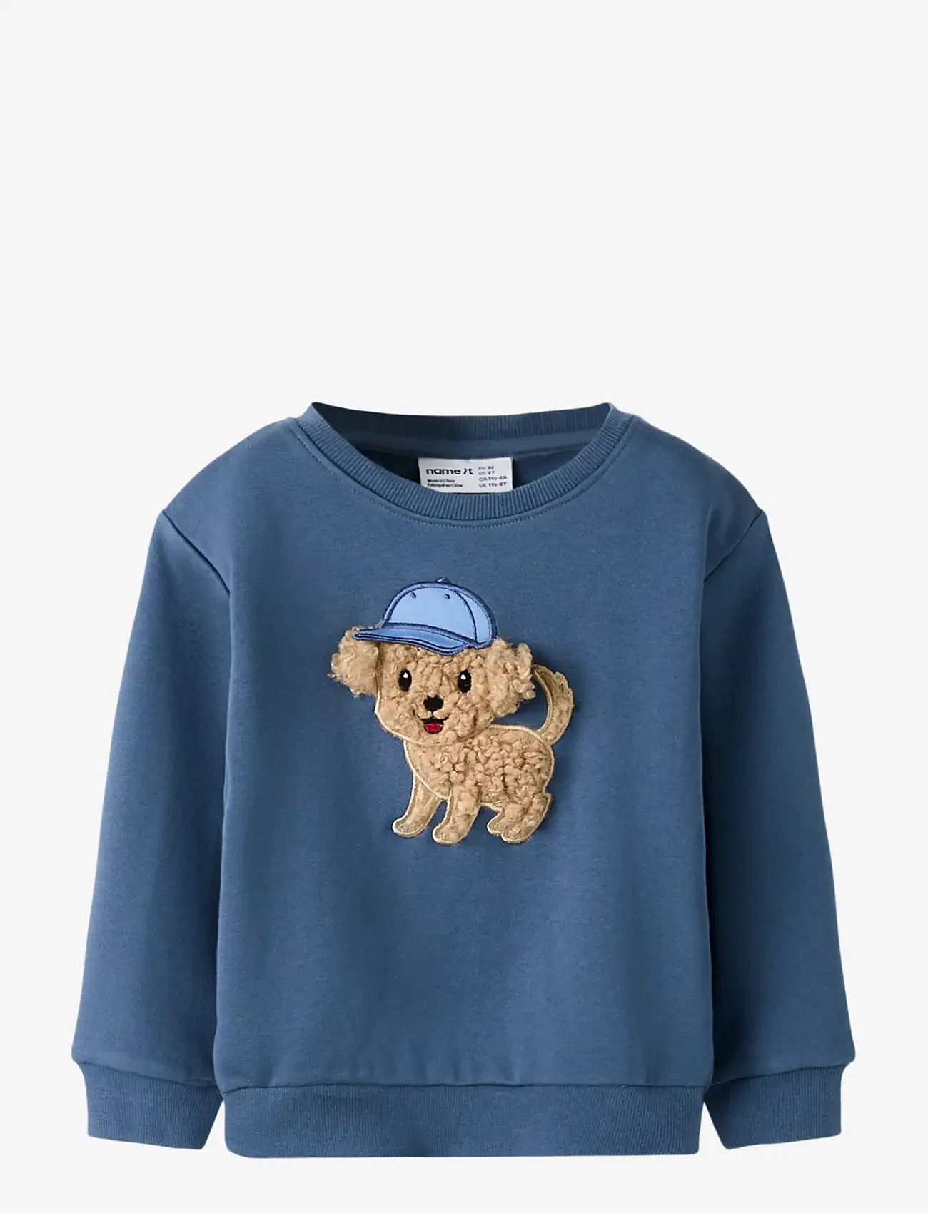name it - NMMSILIAN LS NREG SWE BRU - sweatshirts - vintage indigo - 1