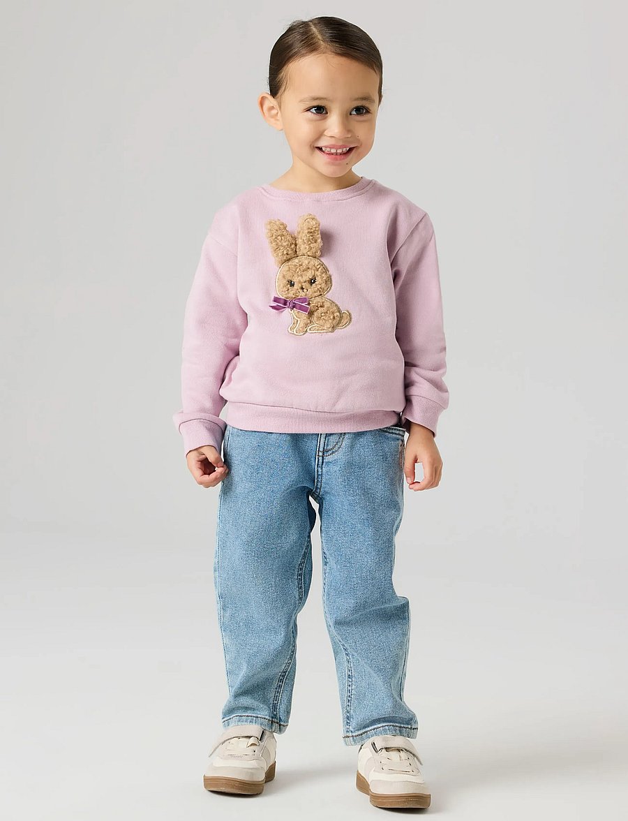 name it - NMFSILIA LS NREG SWE BRU - džemperiai - dawn pink - 4