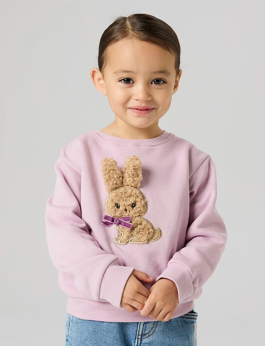 name it - NMFSILIA LS NREG SWE BRU - džemperiai - dawn pink - 5