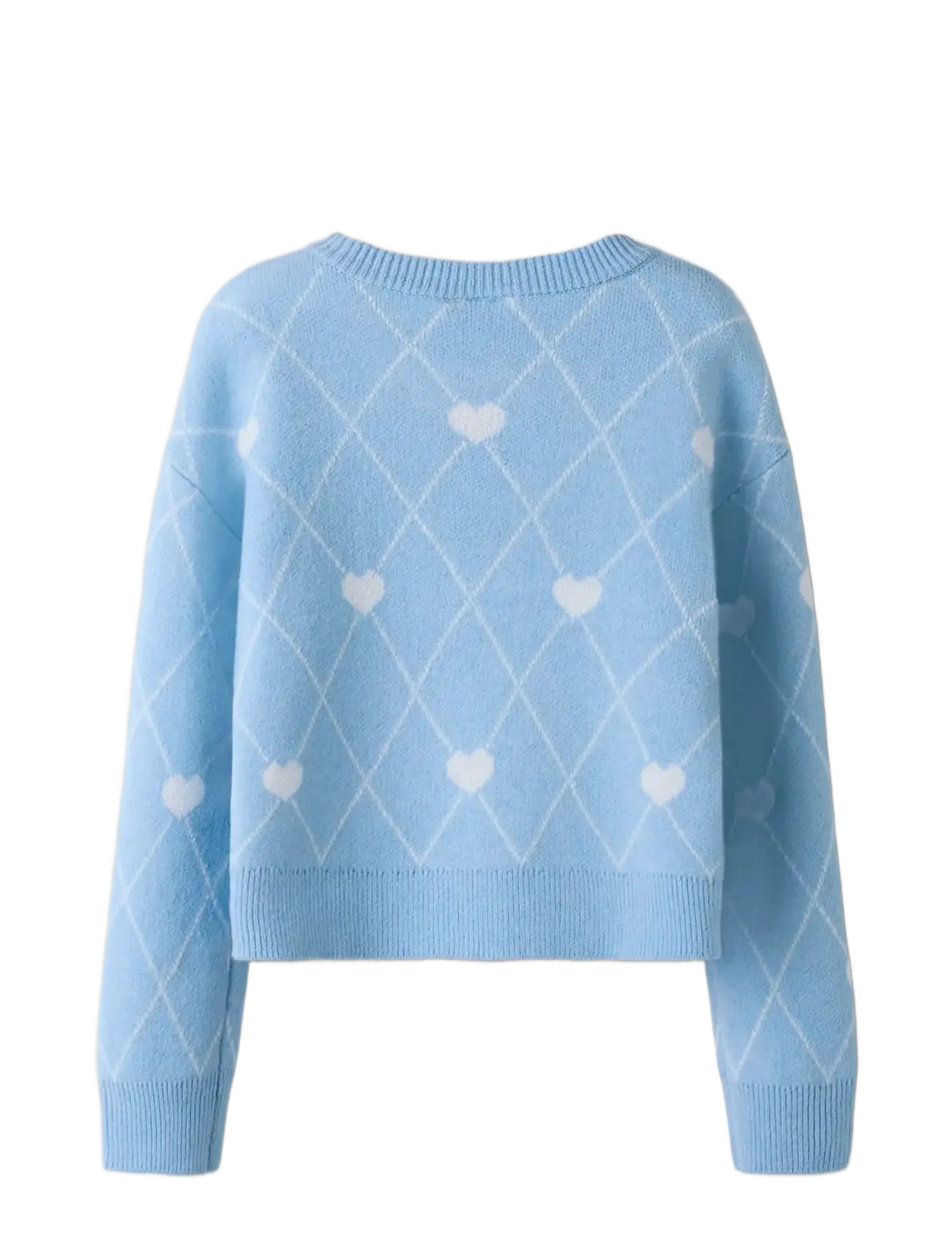 name it - NKFSINIA LS KNIT - jumpers - cashmere blue - 2