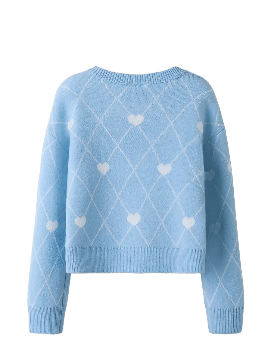 name it - NKFSINIA LS KNIT - pullover - cashmere blue - 2