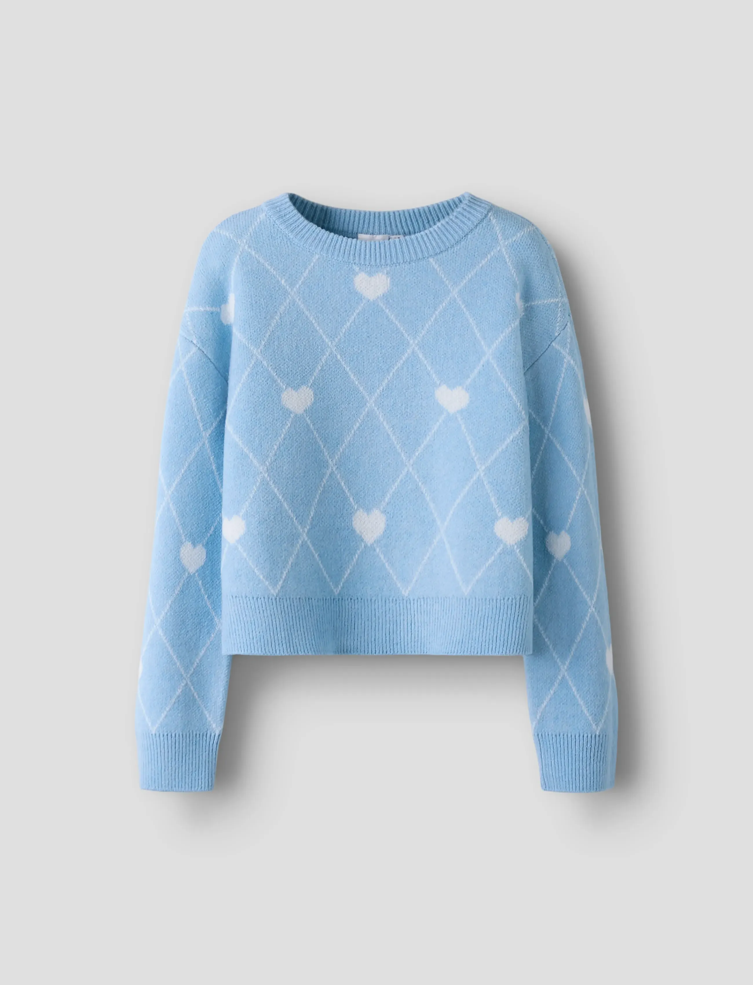 name it NKFSINIA LS KNIT - Oberteile - CASHMERE BLUE / blue