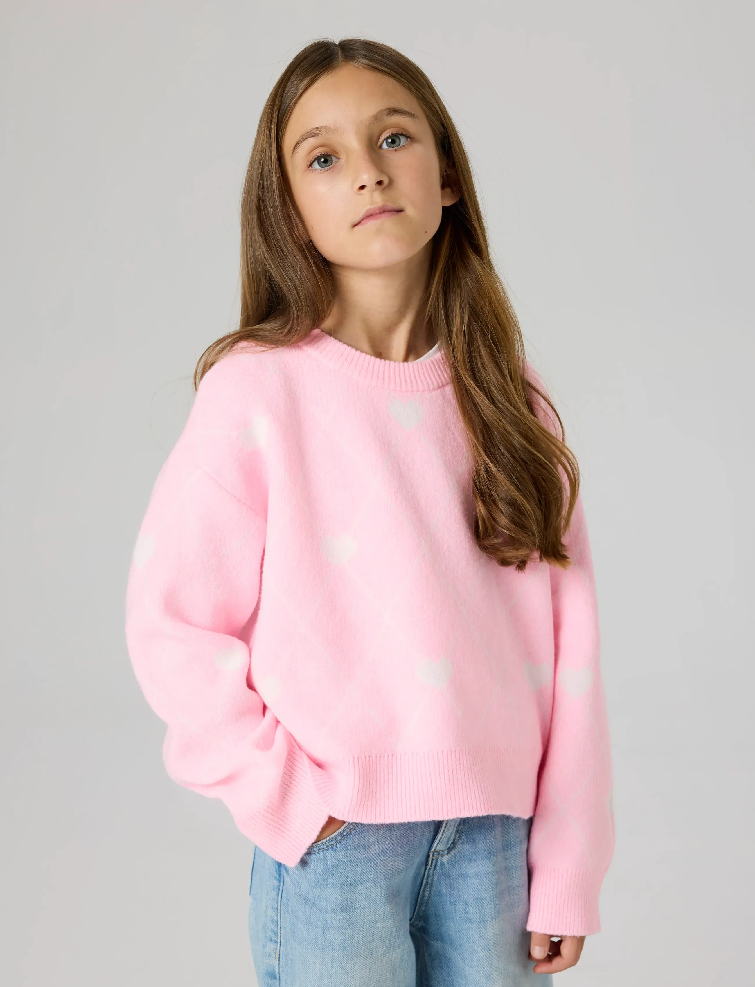 name it - NKFSINIA LS KNIT - jumpers - polignac - 5