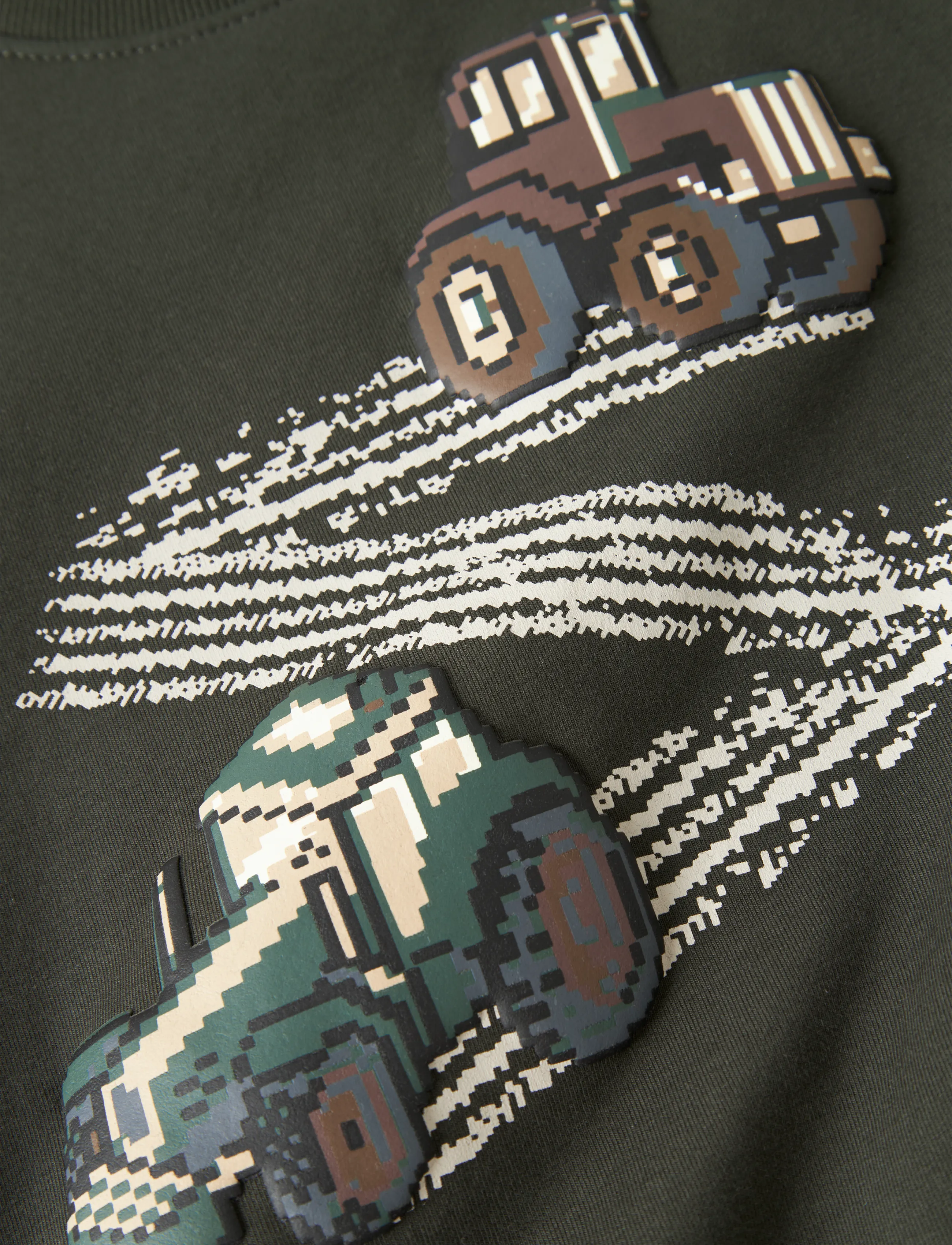 name it - NMMLAVANDIN LS NREG SWEAT BRU - sweatshirts - peat - 2