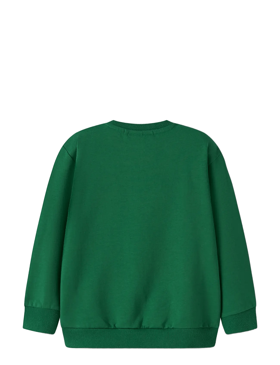 name it - NMMLAVANDIN LS NREG SWEAT BRU - sweatshirts - verdant green - 1