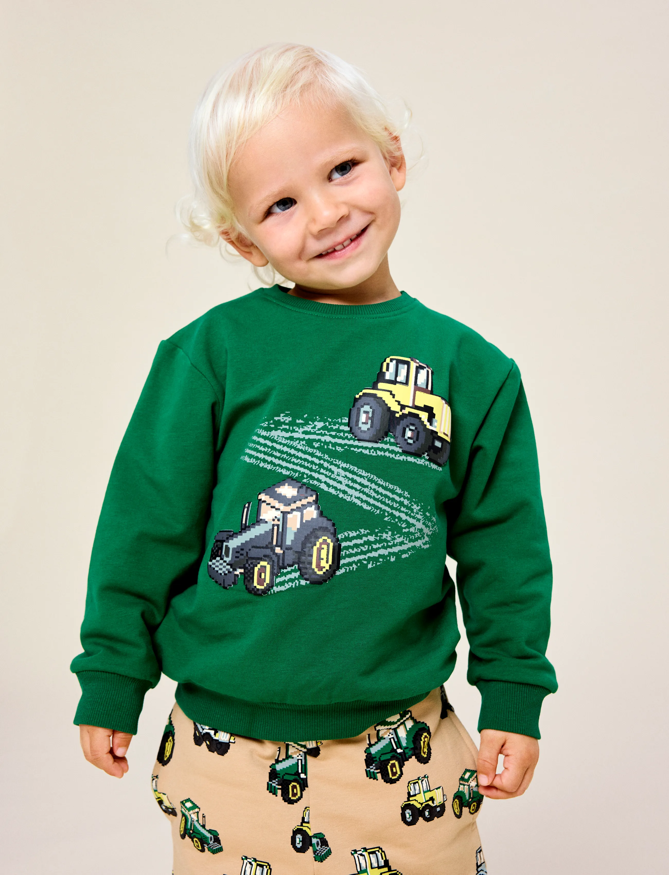 name it - NMMLAVANDIN LS NREG SWEAT BRU - sweatshirts - verdant green - 3