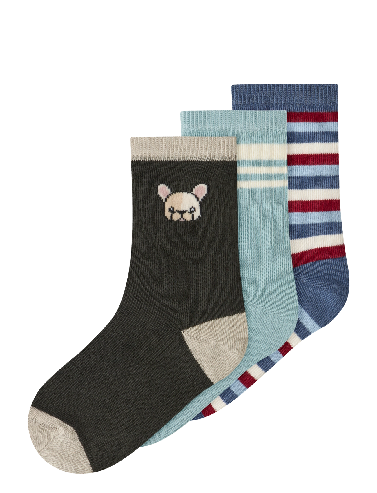 name it Nmmlauv 3P Sock, 25-27, Blue, Sokker & Strømpebukser > Sokker, Børn