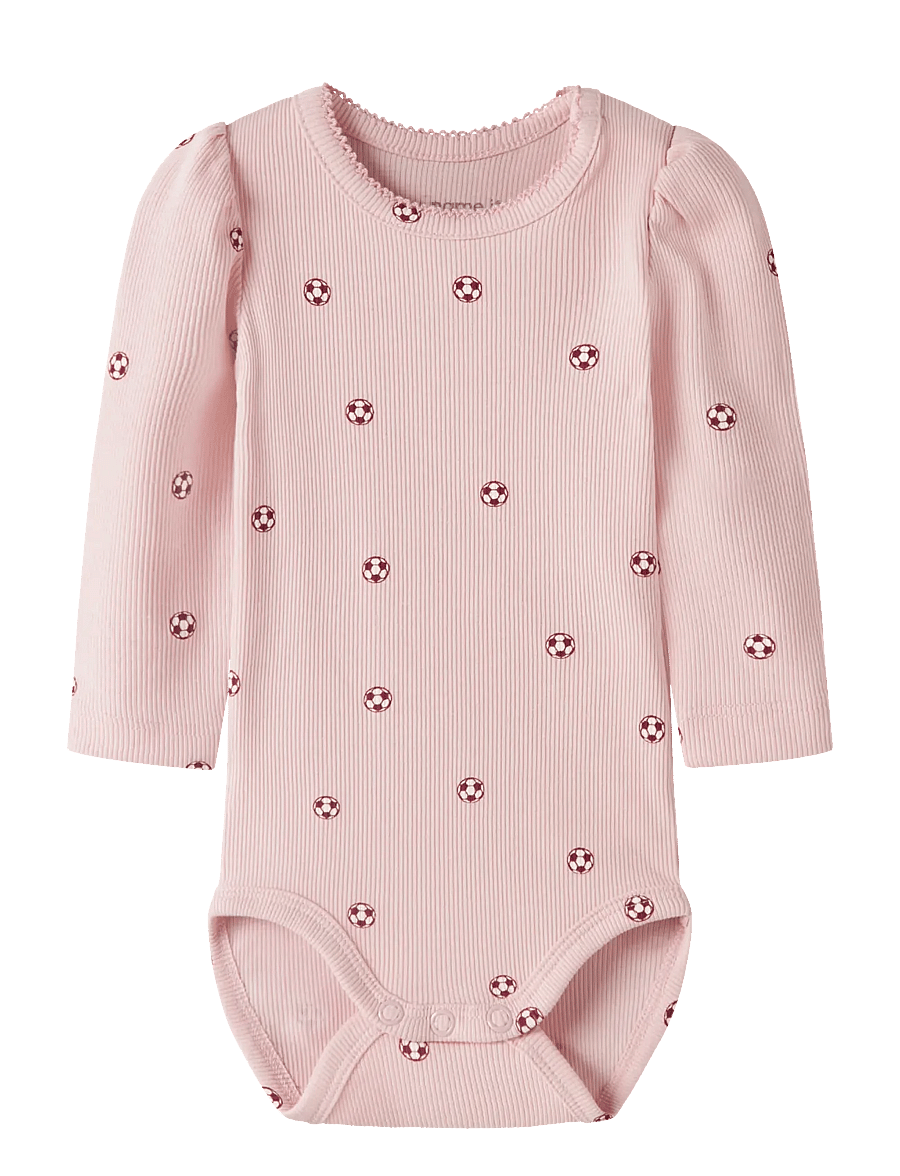 name it - NBFHABALL LS BODY BOX - langærmede bodyer - lotus - 0