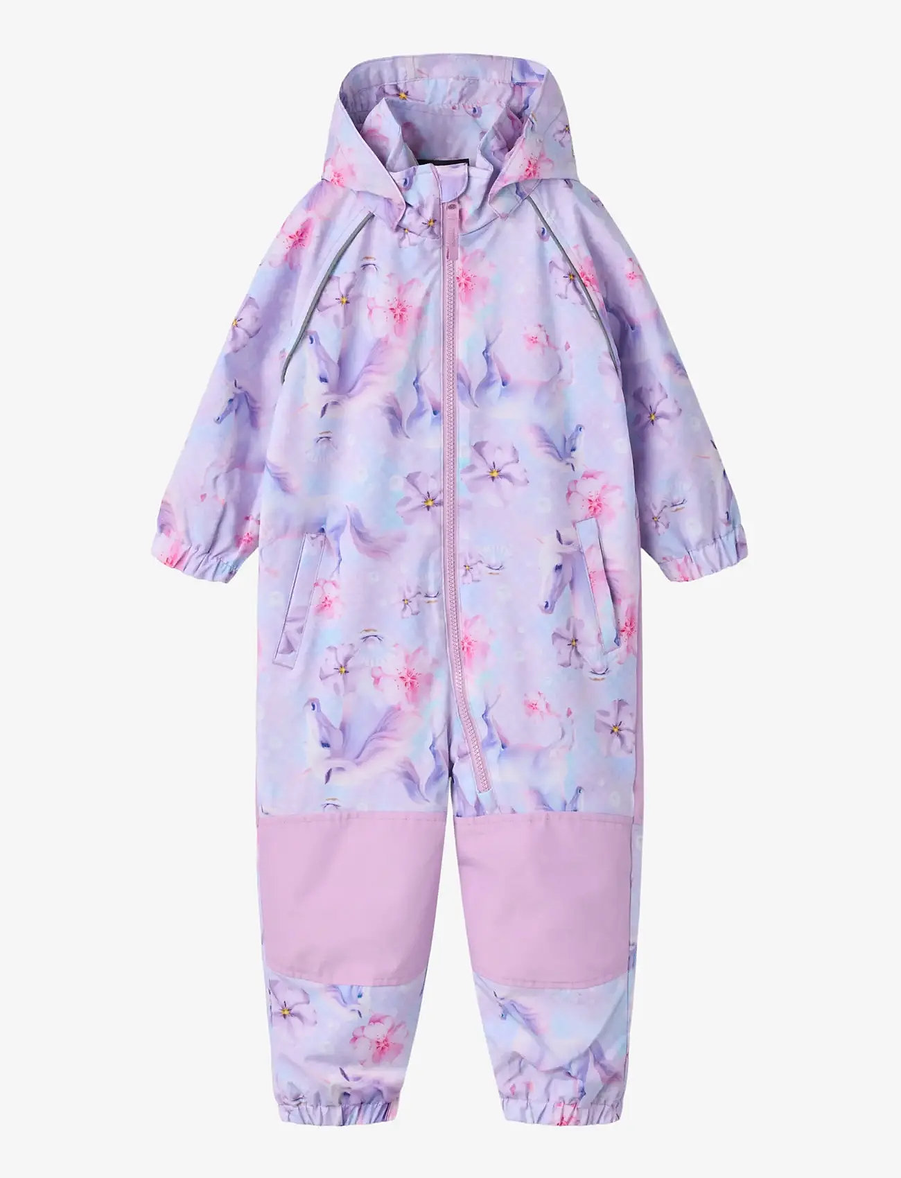 name it - NMFALFASHELL08 SUIT AOP FO - skaldragter - violet tulle - 0