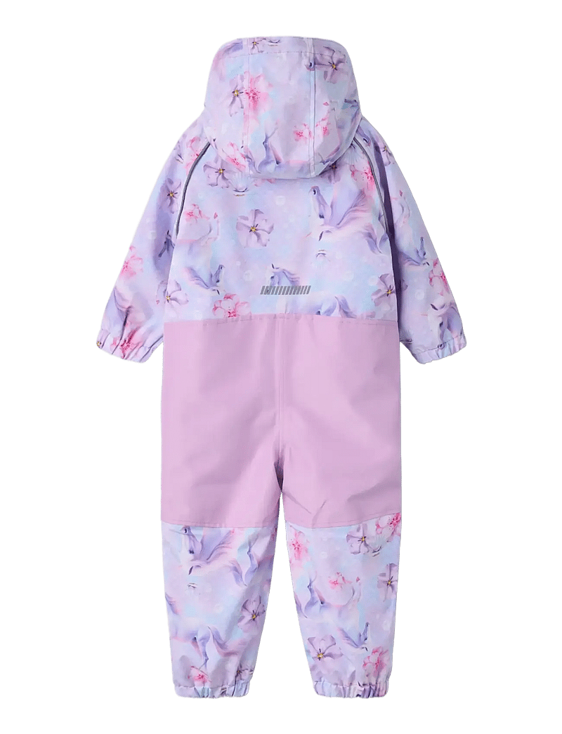 name it - NMFALFASHELL08 SUIT AOP FO - shell kombinesoonid - violet tulle - 1